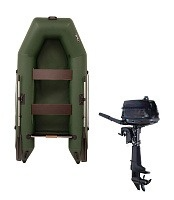 Комплект лодка Tulin Легенда 2800 PRO + мотор 6HP Комплект лодка Tulin Легенда 2800 PRO + мотор 6HP